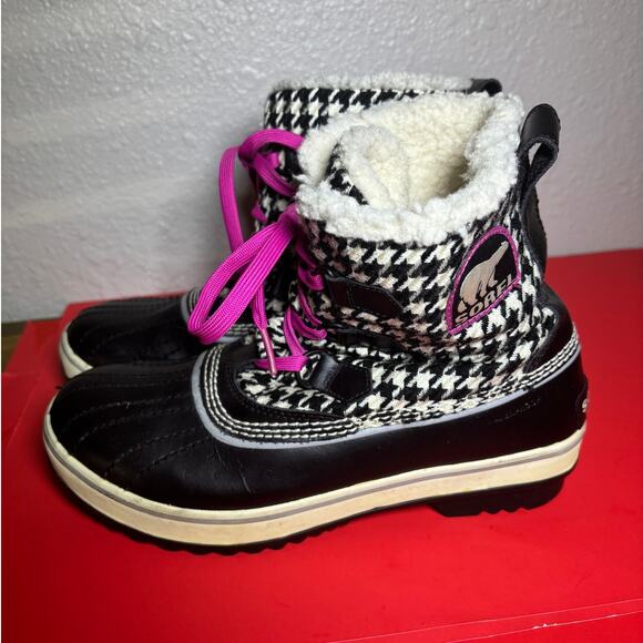 SOREL winter Snow Tivoli warm lined ankle waterproof booties size 9 - Picture 4 of 8